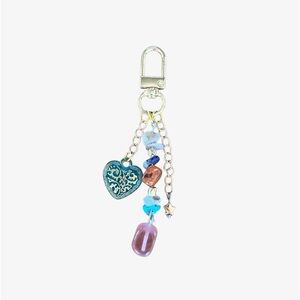 Aerie Blue and Purple Charm Key Holder
